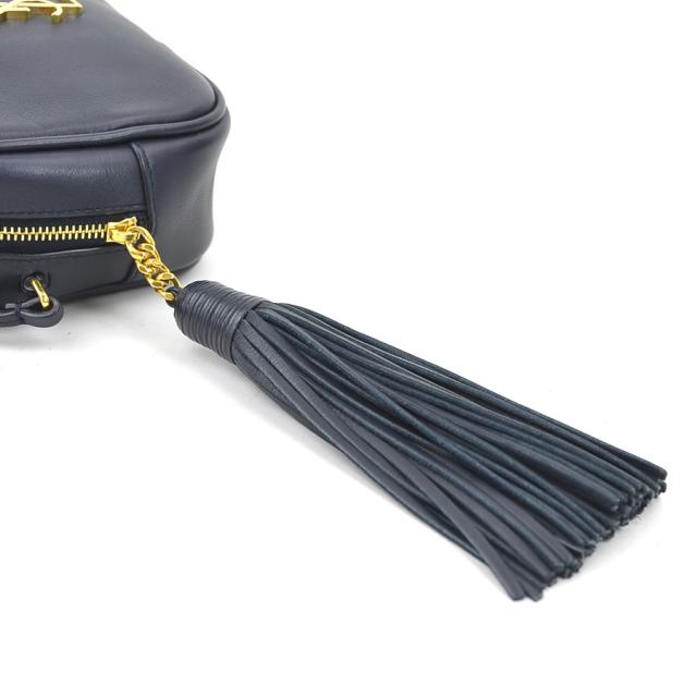 SAINT LAURENT サンローラン 425317 ショルダーバッグ ネイビー 14066 レディース【中古】 90131g SAINT LAURENT サンローラン 425317 ショルダーバッグ ネイビー 14066