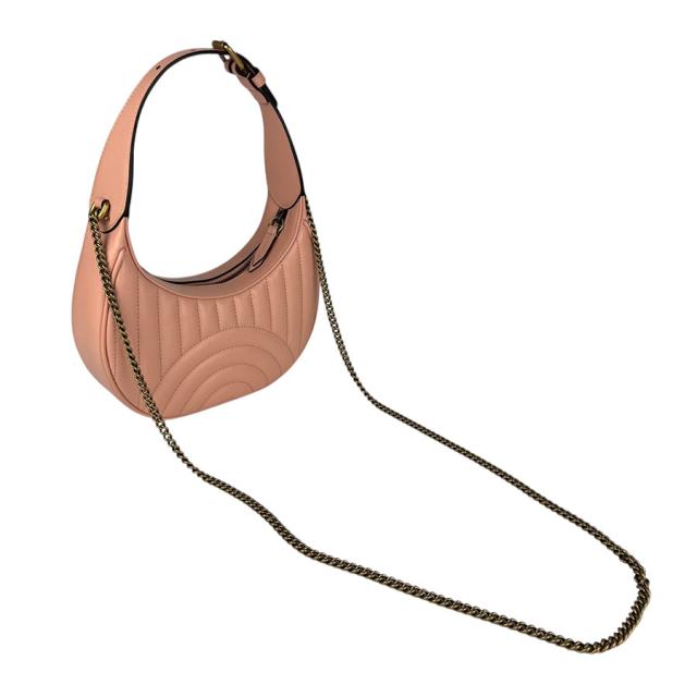 GUCCI グッチ GGマーモント 699514 ハンドバッグ ショルダーバッグ サーモンピンク/ゴールド 14061 レディース【中古】 z5406 GUCCI グッチ GGマーモント 699514 ハンドバッグ ショルダーバッグ