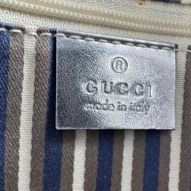 GUCCI グッチ インターロッキング 182491 ショルダーバッグ シルバー