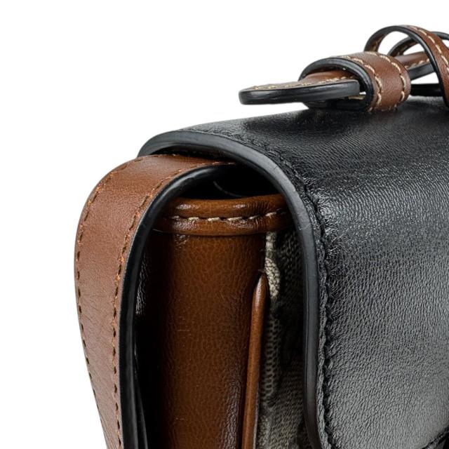 GUCCI グッチ 658487 ショルダーバッグ ブラック×ブラウン 14054 レディース【中古】 z5463 GUCCI グッチ 658487 ショルダーバッグ ブラック×ブラウン 14054