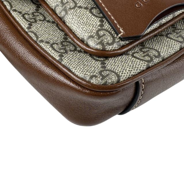 GUCCI グッチ 658487 ショルダーバッグ ブラック×ブラウン 14054