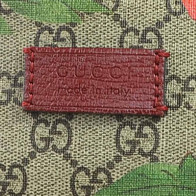 GUCCI グッチ リュック ベージュブラウン/レッド/マルチカラー 14072