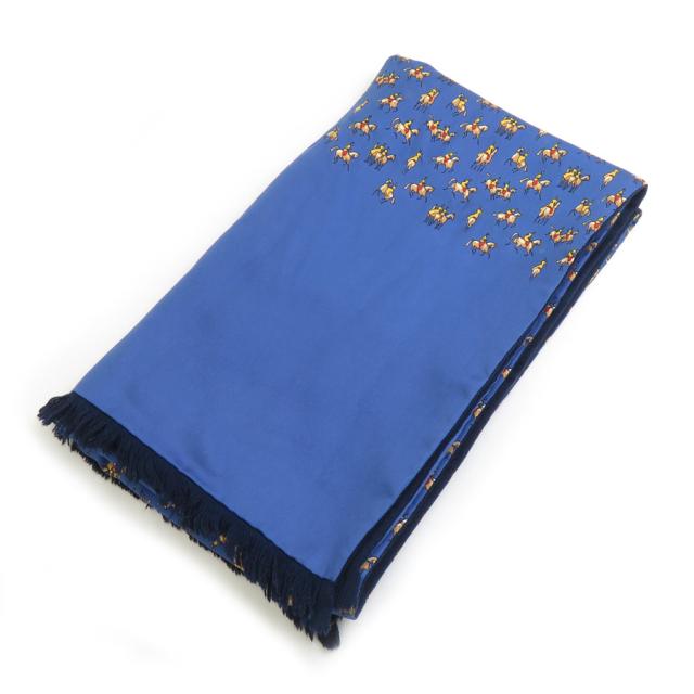 HERMES スカーフ ベージュ ネイビー HERMES スカーフ ベージュ ネイビー エルメス スカーフ 新品同様 カレ