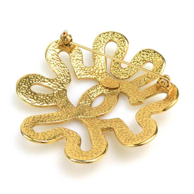 CHANEL シャネル ココマーク ブローチ ゴールド 14068