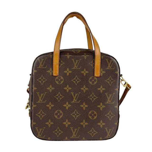 LOUIS VUITTON ルイ ヴィトン スポンティーニ モノグラム M47500 ハンドバッグ ショルダーバッグ ブラウン 14057 レディース【中古】 z5482
