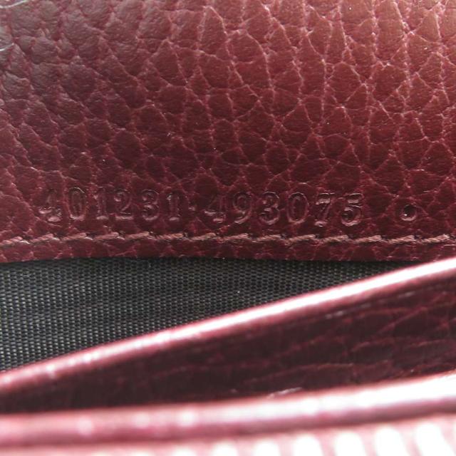 GUCCI グッチ ディオニュソス 401231 チェーンウォレット ボルドー