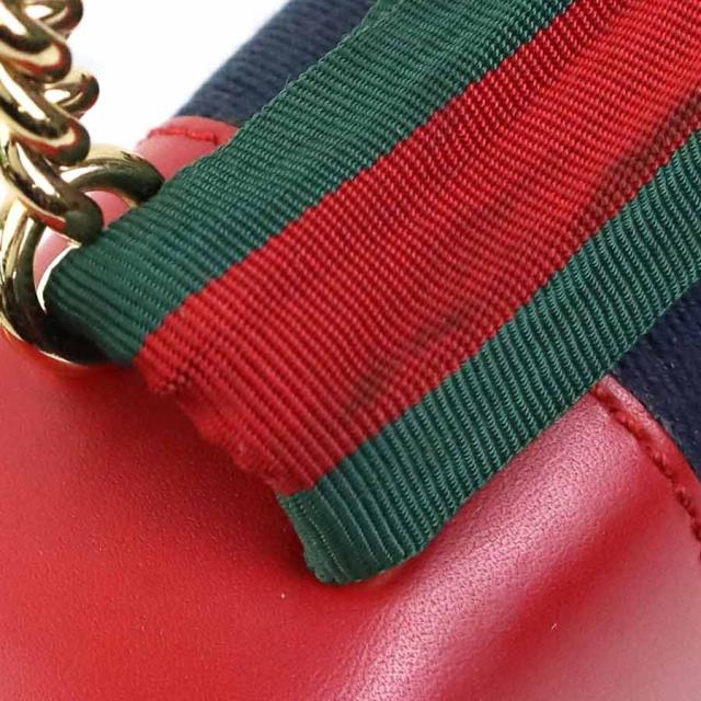 GUCCI グッチ シルヴィ 431666 ショルダーバッグ レッド 14060