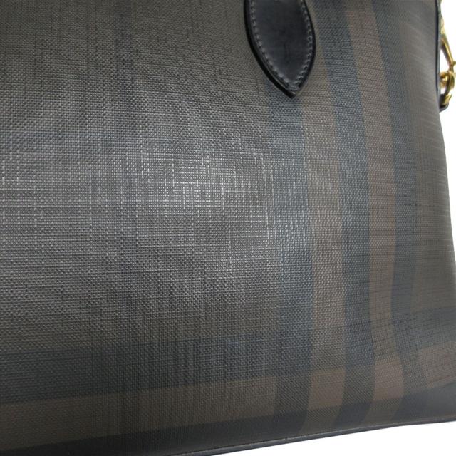BURBERRY バーバリー ハンドバッグ ショルダーバッグ ブラック/ブラウン 14054 メンズ【中古】 s0642a BURBERRY バーバリー ハンドバッグ ショルダーバッグ ブラック