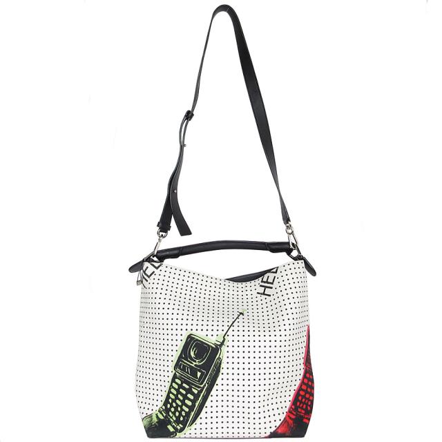 JIB ファスナー無しトートバッグ Sサイズ TS イエロー×アイボリー