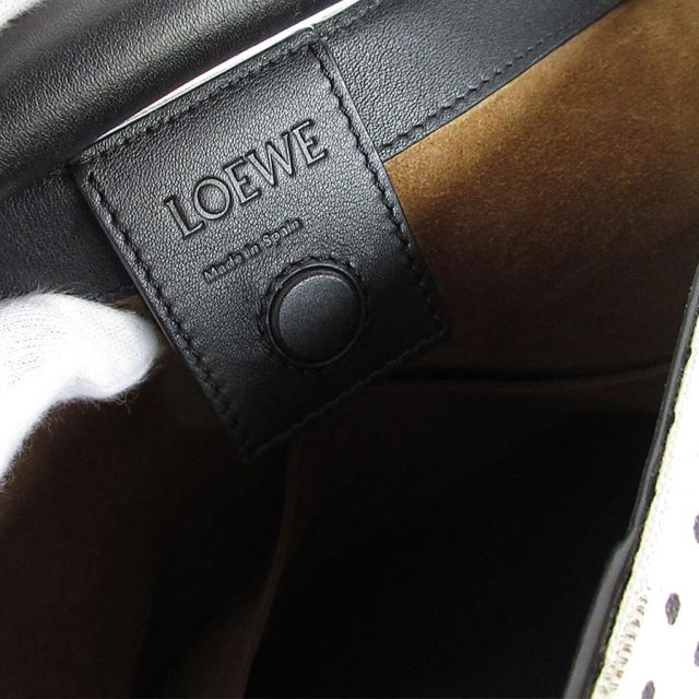 LOEWE ロエベ ハンドバッグ ショルダーバッグ アイボリー/ブラック