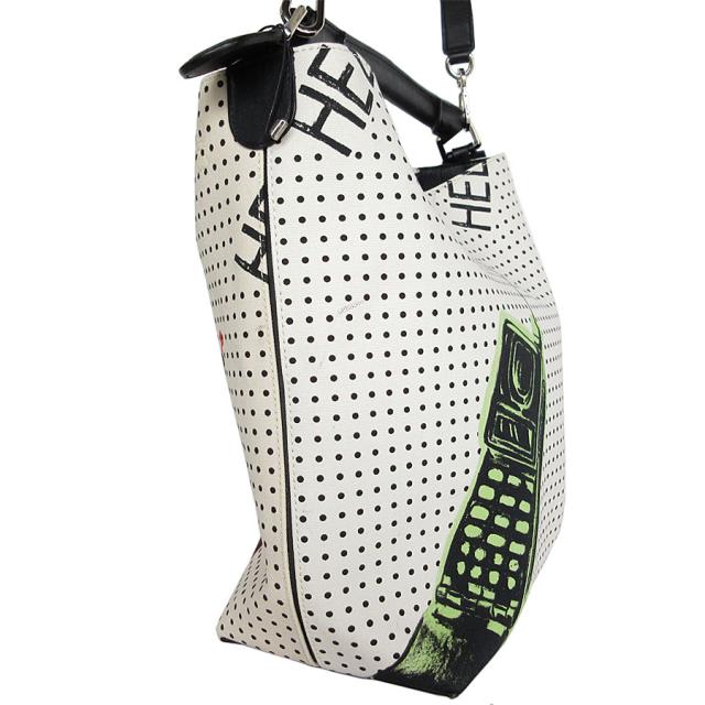 LOEWE ロエベ ハンドバッグ ショルダーバッグ アイボリー/ブラック