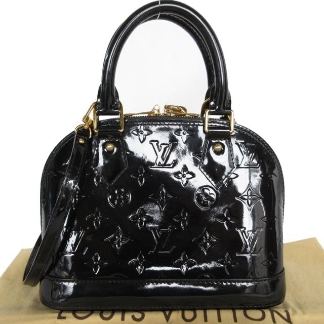 LOUIS VUITTON ルイ ヴィトン アルマBB モノグラムヴェルニ M90063 ハンドバッグ 斜め掛けショルダーバッグ ブラック 14054 レディース【中古】 s0646a LOUIS VUITTON ルイ ヴィトン アルマBB モノグラムヴェルニ M90063
