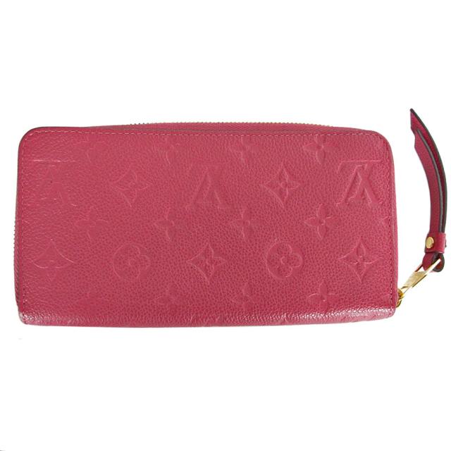 LOUIS VUITTON ルイ ヴィトン ジッピーウォレット モノグラムアンプラント ラウンドファスナー長財布 グレープ 14064 レディース【中古】 s0651a LOUIS VUITTON ルイ ヴィトン ジッピーウォレット モノグラムアン