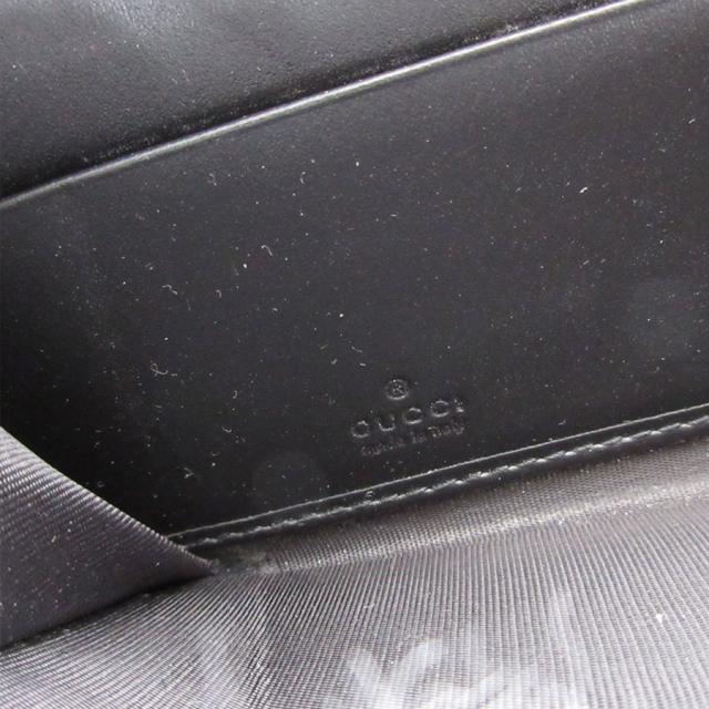 GUCCI グッチ グッチシマ 388680 ラウンドファスナー長財布 ブラック