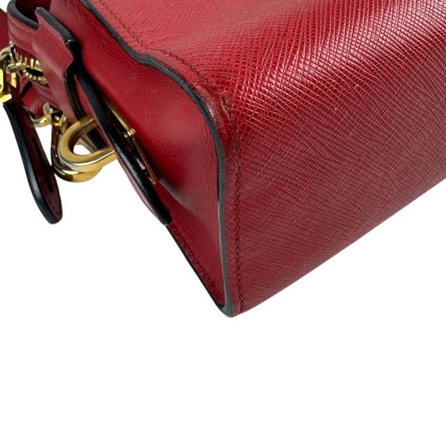 PRADA プラダ ショルダーバッグ レッド 14060 レディース【中古】 z5521 PRADA プラダ ショルダーバッグ レッド 14060 レディース【中古】 z5521