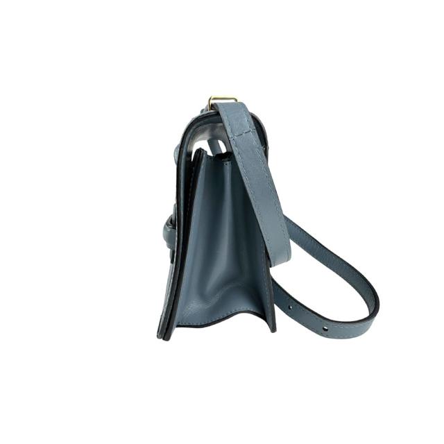 ロエベ LOEWE ショルダーバッグ バルセロナ レザー ブルーグレー ロエベ LOEWE ショルダーバッグ バルセロナ レザー ブルーグレー