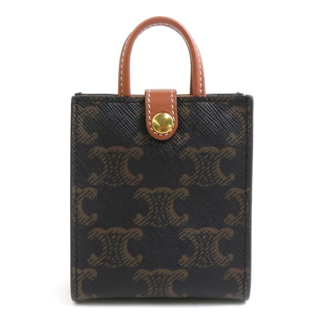 CELINE セリーヌ マイクロ バーティカル カバ チャーム ブラウン 14057 レディース【中古】 e60462i CELINE セリーヌ マイクロ バーティカル カバ チャーム ブラウン 14057