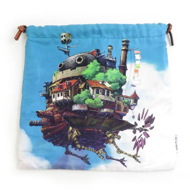 LOEWE ロエベ ドローストリング ポーチ ハウルの動く城 ポーチ 巾着ポーチ マルチカラー 14072 レディース【中古】 h31220i
