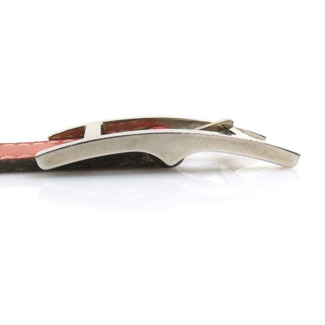 HERMES エルメス リバーシブル ベルト ブラウン系 14057 ユニセックス