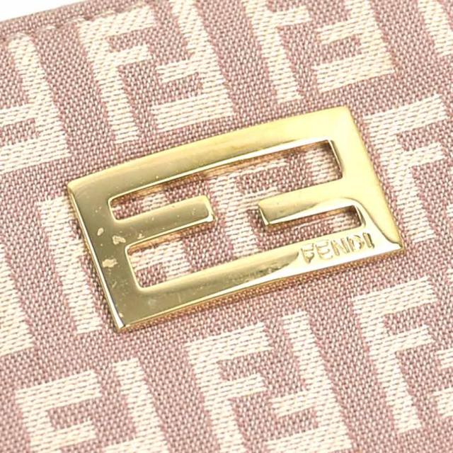 FENDI フェンディ ズッキーノ 2111.8BH133 ハンドバッグ ピンクベージュ 14061 レディース【中古】 e60473a