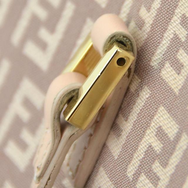 FENDI フェンディ ズッキーノ 2111.8BH133 ハンドバッグ ピンクベージュ 14061 レディース【中古】 e60473a
