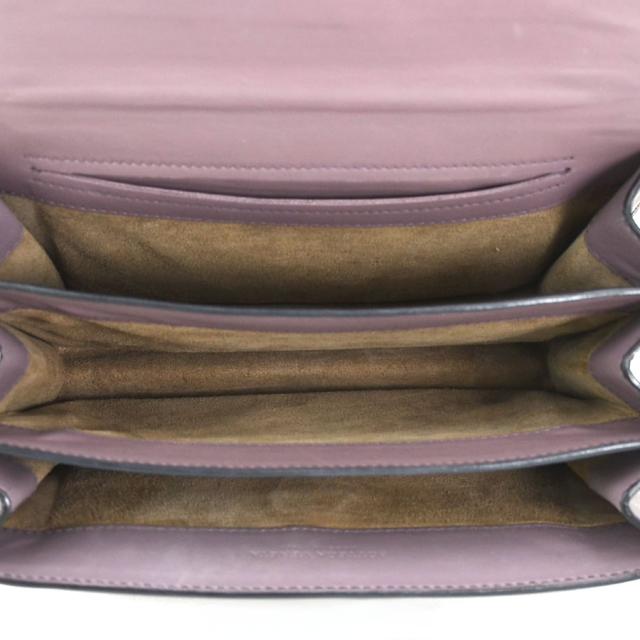 BOTTEGAVENETA ボッテガヴェネタ イントレチャート ショルダーバッグ パープル/ブラウン 14064 レディース【中古】 e60474a BOTTEGAVENETA ボッテガヴェネタ イントレチャート ショルダーバッグ