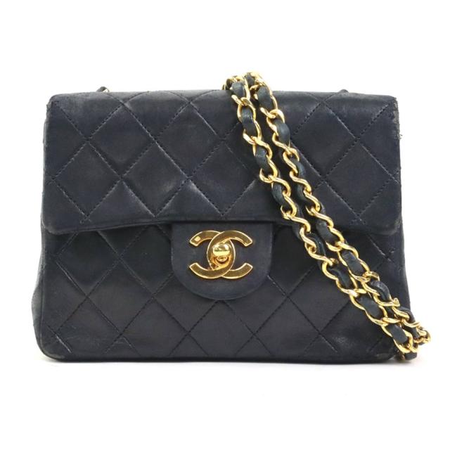 CHANEL シャネル ショルダーバッグ ブラック 14054 レディース【中古】 90143a