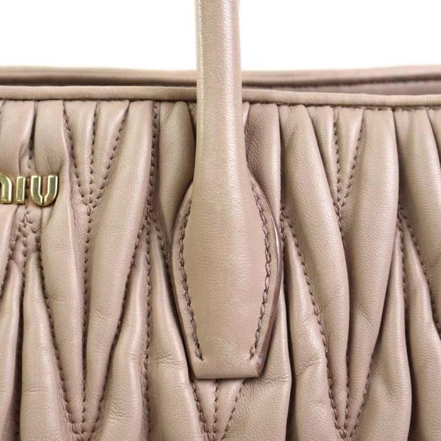 MIUMIU ミュウミュウ ハンドバッグ ショルダーバッグ ピンクベージュ