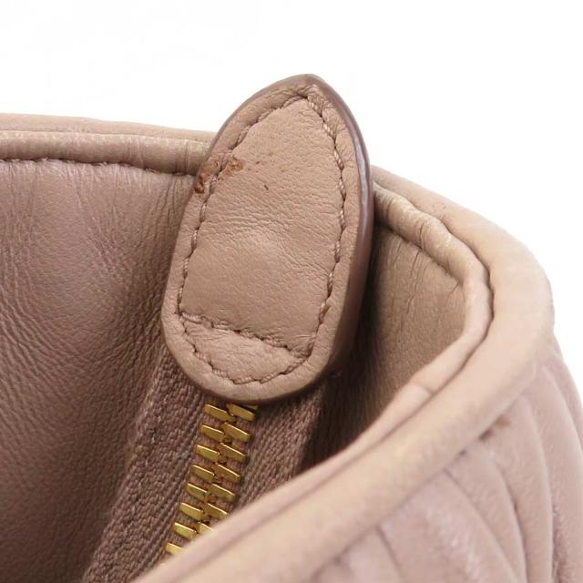 MIUMIU ミュウミュウ ハンドバッグ ショルダーバッグ ピンクベージュ