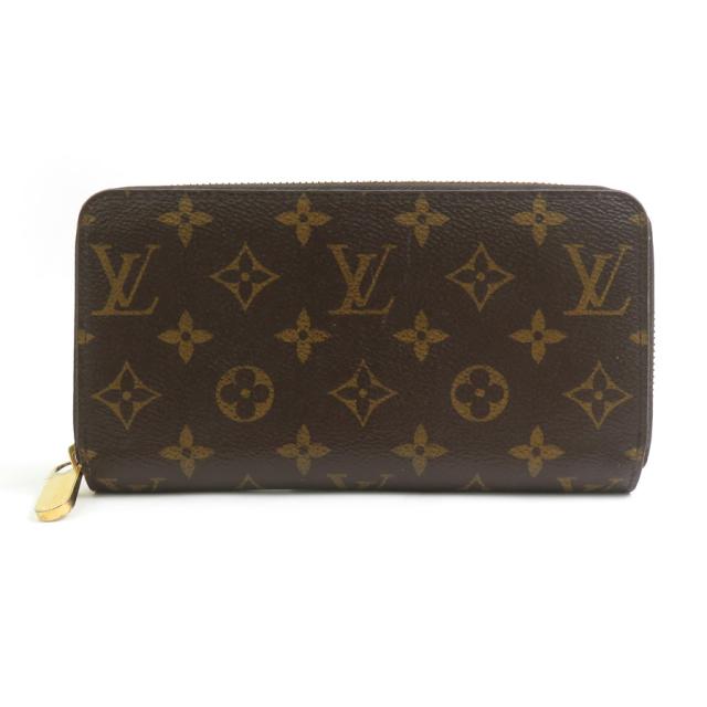 LOUIS VUITTON ルイ ヴィトン ジッピーウォレット M42616 ラウンドファスナー長財布 ブラウン 14057 ユニセックス【中古】 h31248a