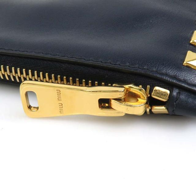 ミュウミュウ クラッチバッグ ゴールド MIUMIU ミュウミュウ クラッチ