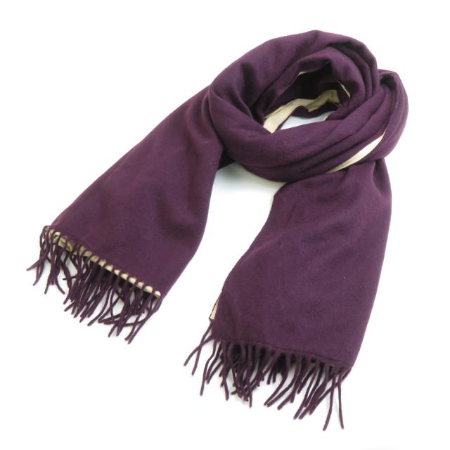 LOEWE ロエベ ストール ショール パープル/ベージュ 14064 レディース【中古】 e60497a LOEWE ロエベ ストール ショール パープル/ベージュ 14064 レディース