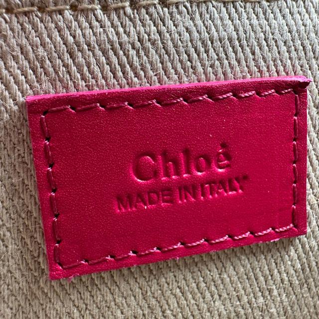 Chloe クロエ ウッディ ミニ ショルダーバッグ ハンドバッグ ピンク