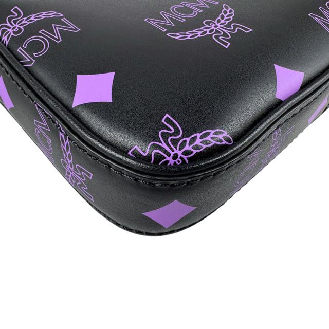 MCM エムシーエム ショルダーバッグ レザー ブラック レディース