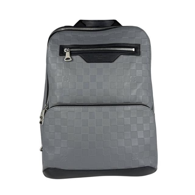 LOUIS VUITTON ルイ ヴィトン アヴェニュー ダミエアンフィニ リュック グレー/ブラック 14055 メンズ【中古】 z5605