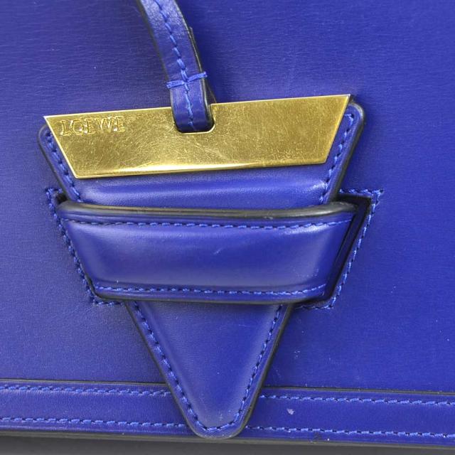 LOEWE ロエベ バルセロナ ショルダーバッグ ブルー 14067 レディース【中古】 56175a LOEWE ロエベ バルセロナ ショルダーバッグ ブルー 14067 レディース