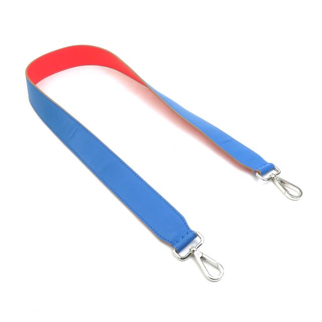 FENDI フェンディ ショルダーストラップ ブルー×レッド 14067