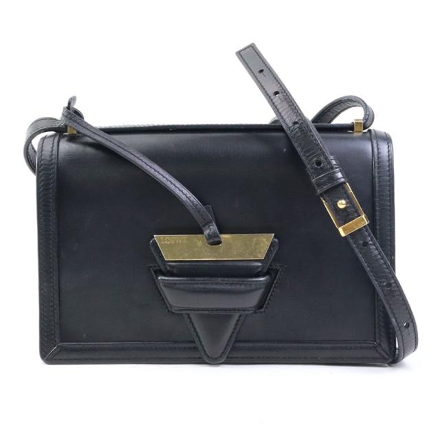 LOEWE ロエベ バルセロナ ショルダーバッグ ブラック 14054 レディース【中古】 e60511a