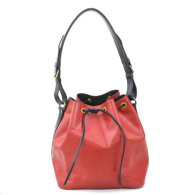 LOUIS VUITTON ルイ ヴィトン プチノエ エピ ショルダーバッグ レッド/ブラック 14060 レディース【中古】 e60514a