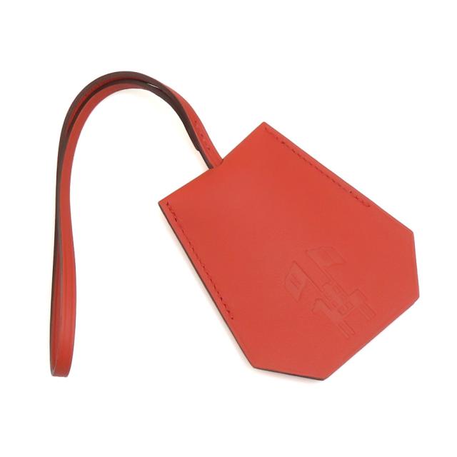 HERMES エルメス チャーム クロシェット オレンジブラウン/シルバー 14057 ユニセックス【中古】 e60521g HERMES エルメス チャーム クロシェット オレンジブラウン/シルバー