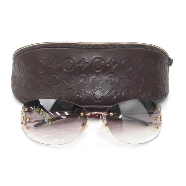 CELINE セリーヌ サングラス バーガンディ 14070 レディース【中古