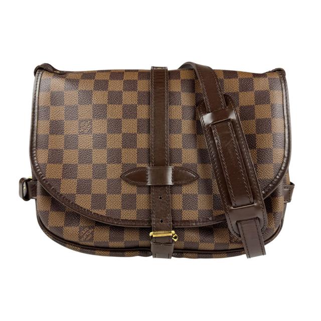 Louis Vuitton ソミュール　中型ショルダーバッグ ブラウン LOUIS VUITTON ルイヴィトン ソミュール30 ショルダーバッグ ブラウン