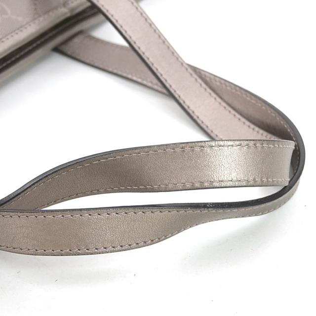 GUCCI グッチ GGインプリメ 211137 ハンドバッグ メタリックブラウン