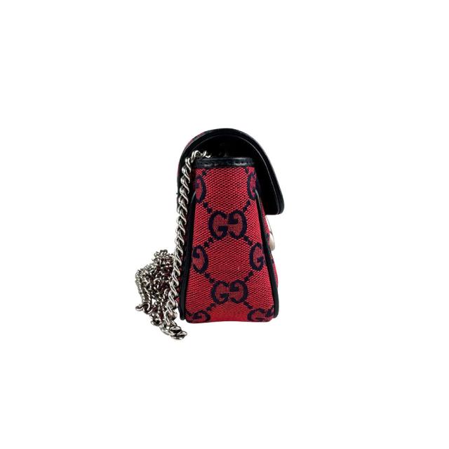 GUCCI グッチ 661332 ショルダーバッグ レッド×ネイビー 14060