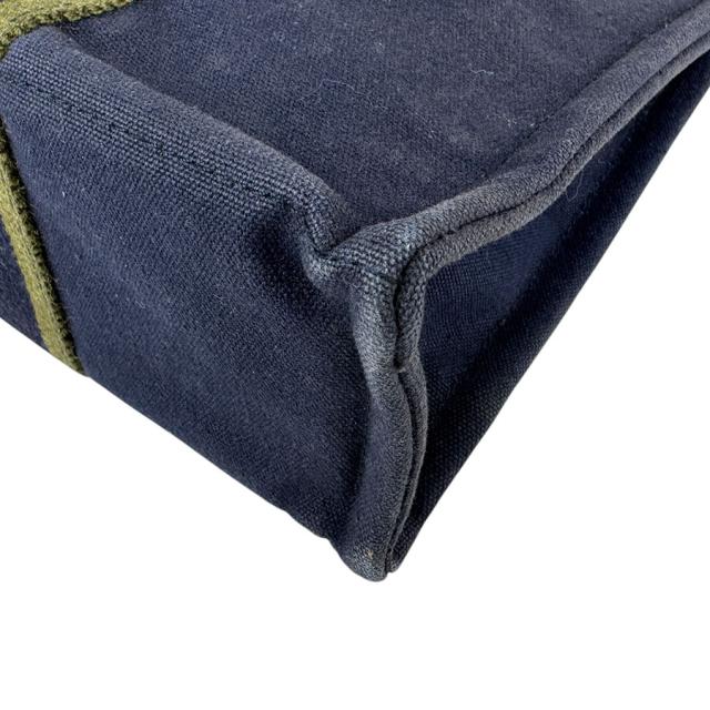 HERMES エルメス フールトゥPM ハンドバッグ ネイビー×カーキ 14066