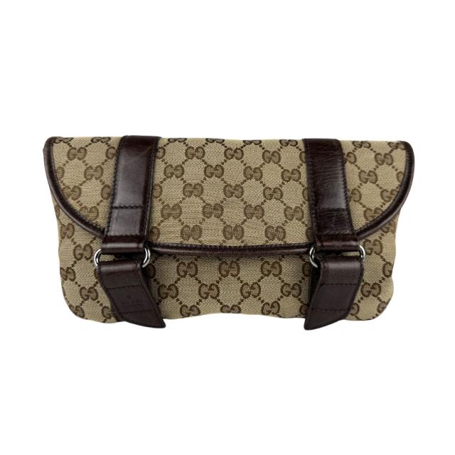グッチ GUCCI ウエストバッグ ボディバッグ GGキャンバス/レザー