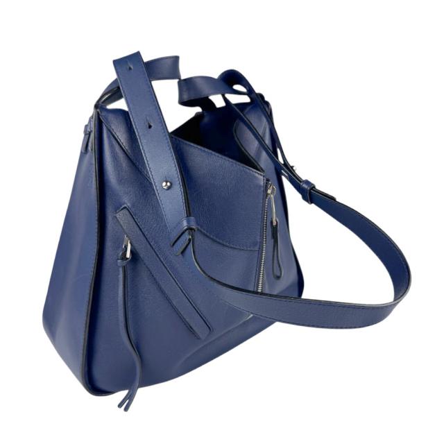 LOEWE ロエベ ハンモック ハンドバッグ ショルダーバッグ ネイビー