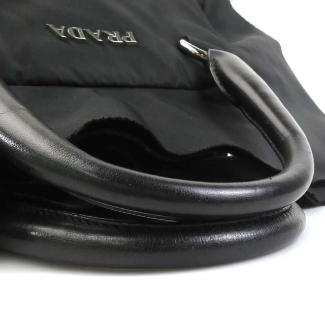 PRADA プラダ 387613 ハンドバッグ ブラック 14054 レディース【中古】 e60553a PRADA プラダ 387613 ハンドバッグ ブラック 14054 レディース【中古
