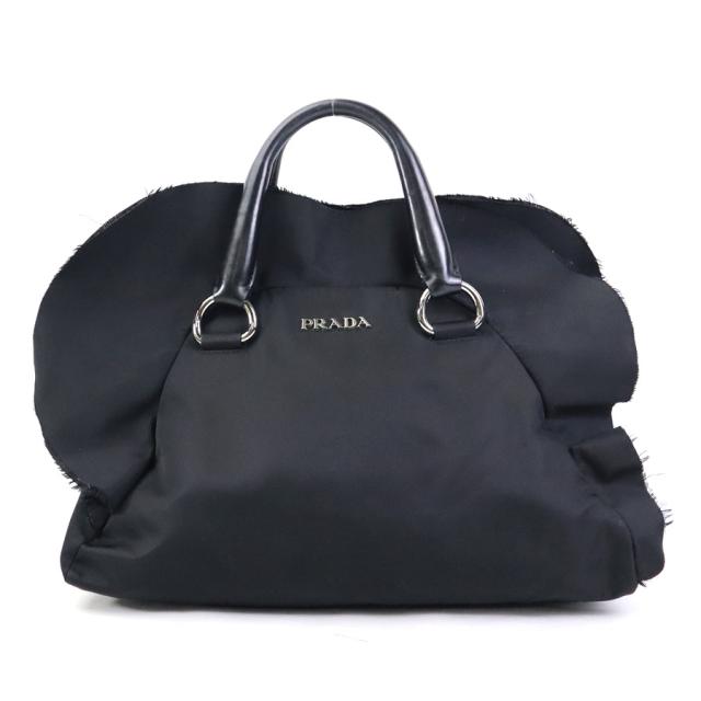 PRADA プラダ 387613 ハンドバッグ ブラック 14054 レディース【中古】 e60553a