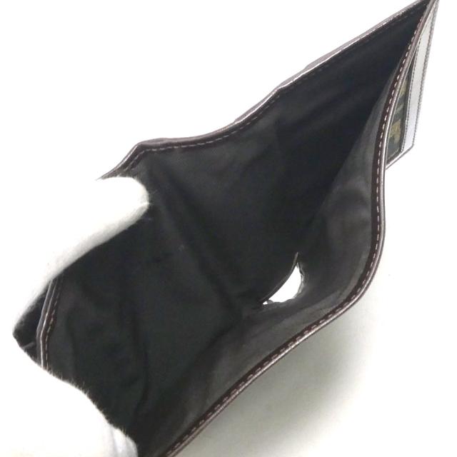 FENDI フェンディ ズッカ 三つ折り財布 ブラウン 14057 レディース